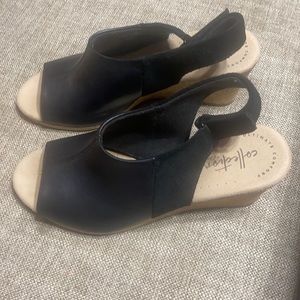 Clarks wedge sandals